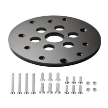 Guide Bushing Router Plate Features 1-1/4inch Center Opening to Accept Bushings-Router