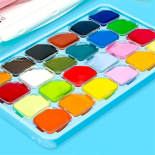 24Color Jelly Gouache Paint Set Art Beginner Concentrated 30ML Replaceable Pack Refill 2