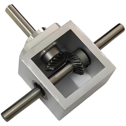 Bevel , Right Angle Dual Output Compact 50 X 30 mm, Perfect for Flexible Power Transmission