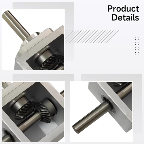 Bevel , Right Angle Dual Output Compact 50 X 30 mm, Perfect for Flexible Power Transmission 2