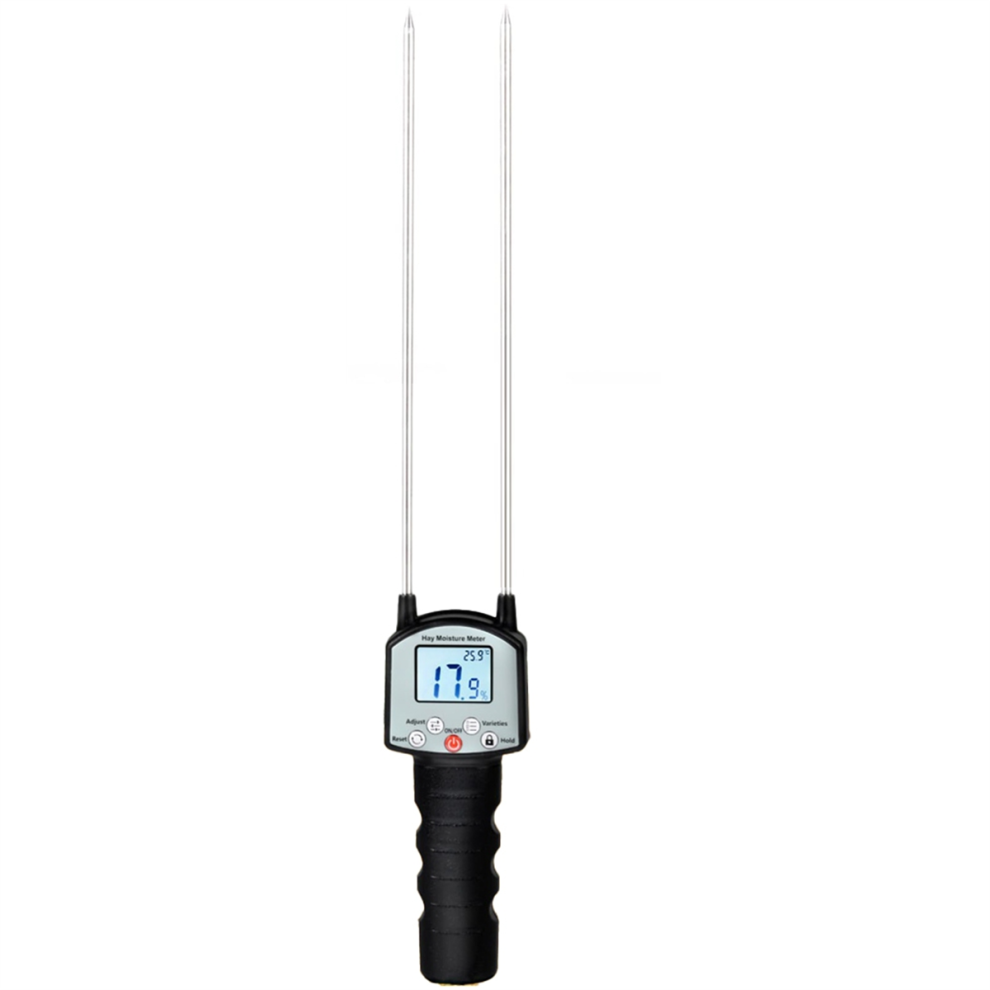 Hay Moisture Tester,With Dual Probe, Forage Tester With Automatic Temperature Compensation For Alfalfa, Bales 4853128043888