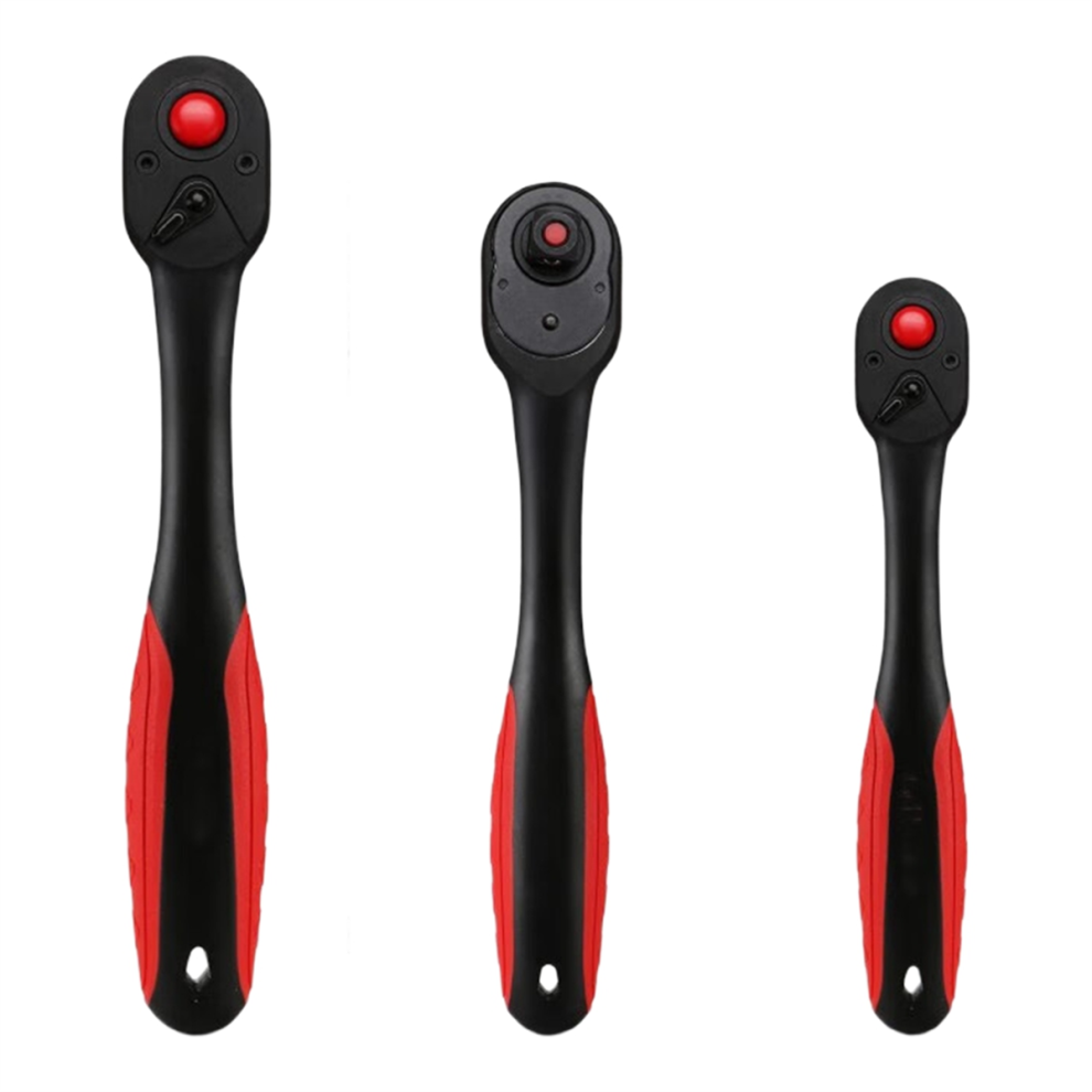 Photos - Other Hand Tools Jehiatek 72-Tooth Ratchet Wrench Quick Release Handle Reversible 1/4in 3/8in 1/2in Drive Auto Repair Tool Home DIY Tools