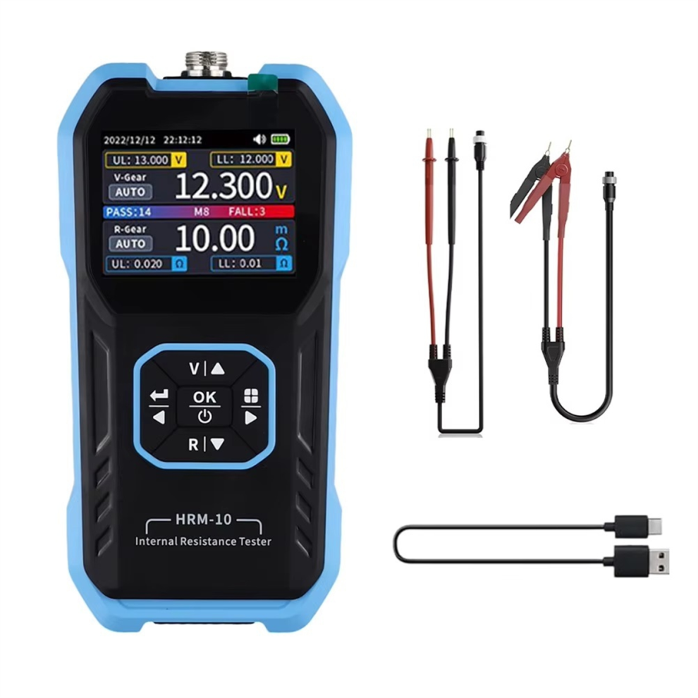 10 18650-Battery Voltage Internal Resistance Tester High-Precision Trithium Lithium Lron Phosphate Battery 4853128046193