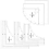 3PC Drunkards Path Quilting Templates Large Rulers and for Cutting Patterns with 1/4IN Seam Allowance 2