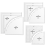 3PC Drunkards Path Quilting Templates Large Rulers and for Cutting Patterns with 1/4IN Seam Allowance 1