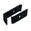 Mounting Set for Grid Mats, Attaching to Walls or Posts,Double Rod Mesh Fence Posts,for Double 6