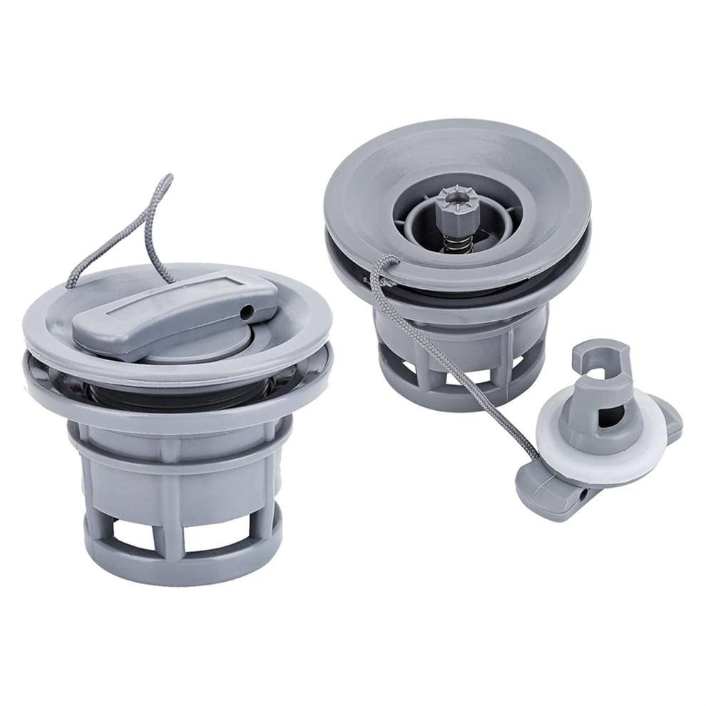 Jehiatek 2Pcs Inflatable Boat Valve Gasket, Air Tracks Valve, Plug, Kayak