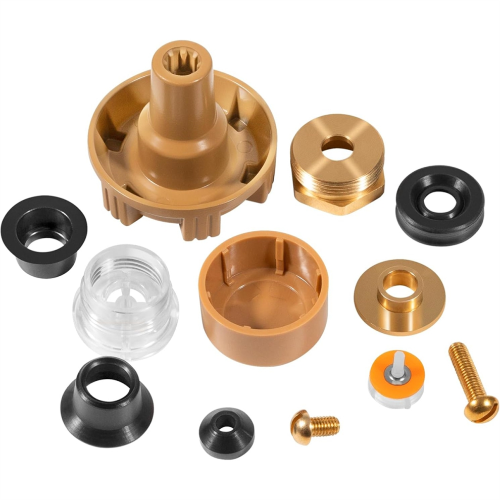 17Mh Repair Kit Metal Handle Fit For Woodford Model 17 Outdoor Faucets-12Pcs Complete Frost-Proof Hydrant Parts 4853128057014