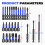 46Piece Magnetic Impact Nut Driver Set, Set Universal Sockets 5