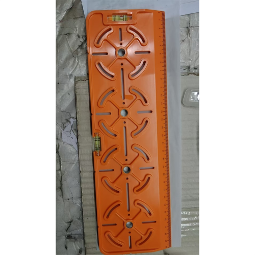 Drilling Template with Spirit Level and 30 cm Ruler - for Sockets/Flush-Mounted Boxes- Electrical Installation, Drywall 2