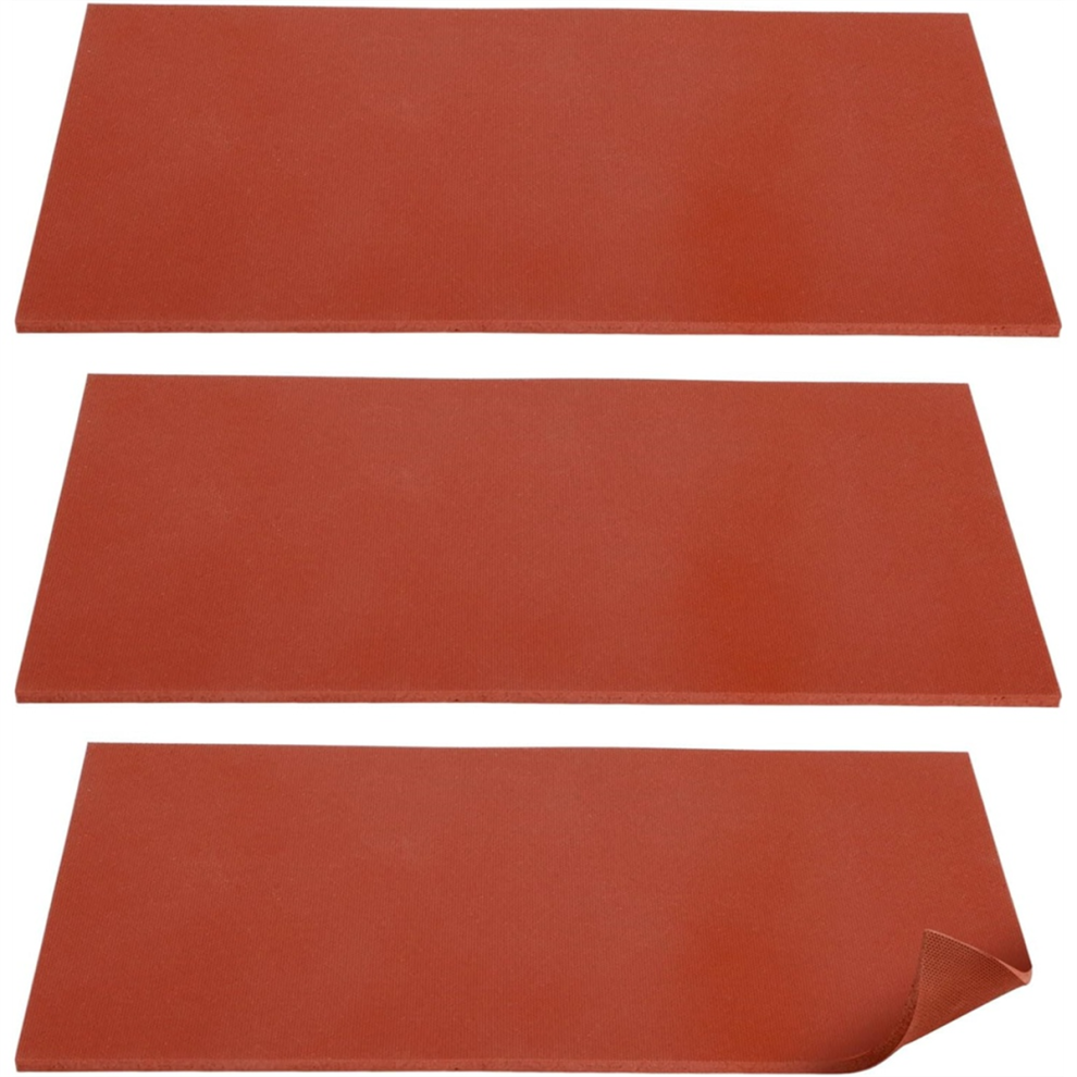 Jehiatek 3Pcs Silicone Heat- Pads,Double-Sided Resistant Heat Mat For Htv Craft Vinyl Ironing Insulation Transfer