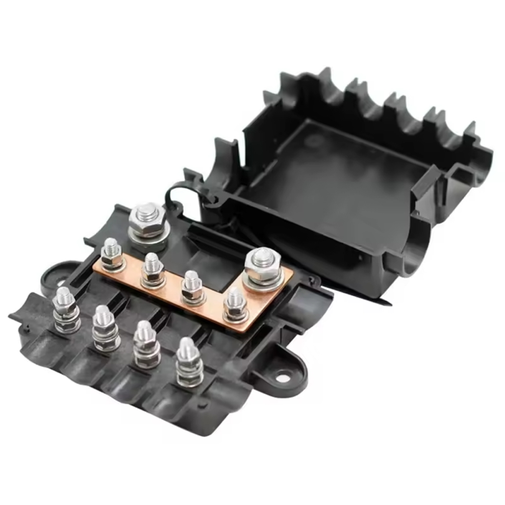 Power Distribution Busbar 5 Ways Midi Way Holder Fuse Box For Car Automotive Boat Red/Bronze 4853128055928