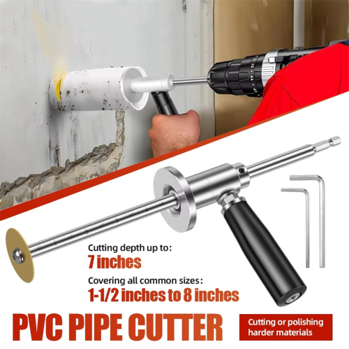 Inside Pipe Cutter PVC Plumbing Adjustable Cutting Depth Blade Repairing Tools 1