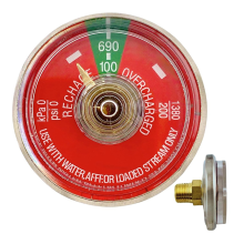 50PCS 1-100PSI Pressure Gauge for Portable Water Fire Extinguishers Fits , Ansul 1/8inch NPT Thread