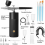 Cordless Airbrush Kit, Rechargeable Compressor with 48 PSI, Portable Handheld Set for Nails, Makeup, Art 4