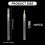 Acrylic Paint Markers,6 Pcs Empty Markers, Fillable Touch Up Pen, Round Tilted Flat Head Refillable Paints Marker 5