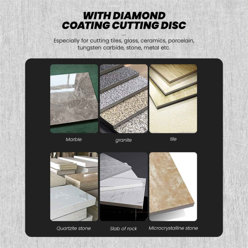 Cutting disc, for glass / stone, with diamond coating, galvanized, fine grain 2
