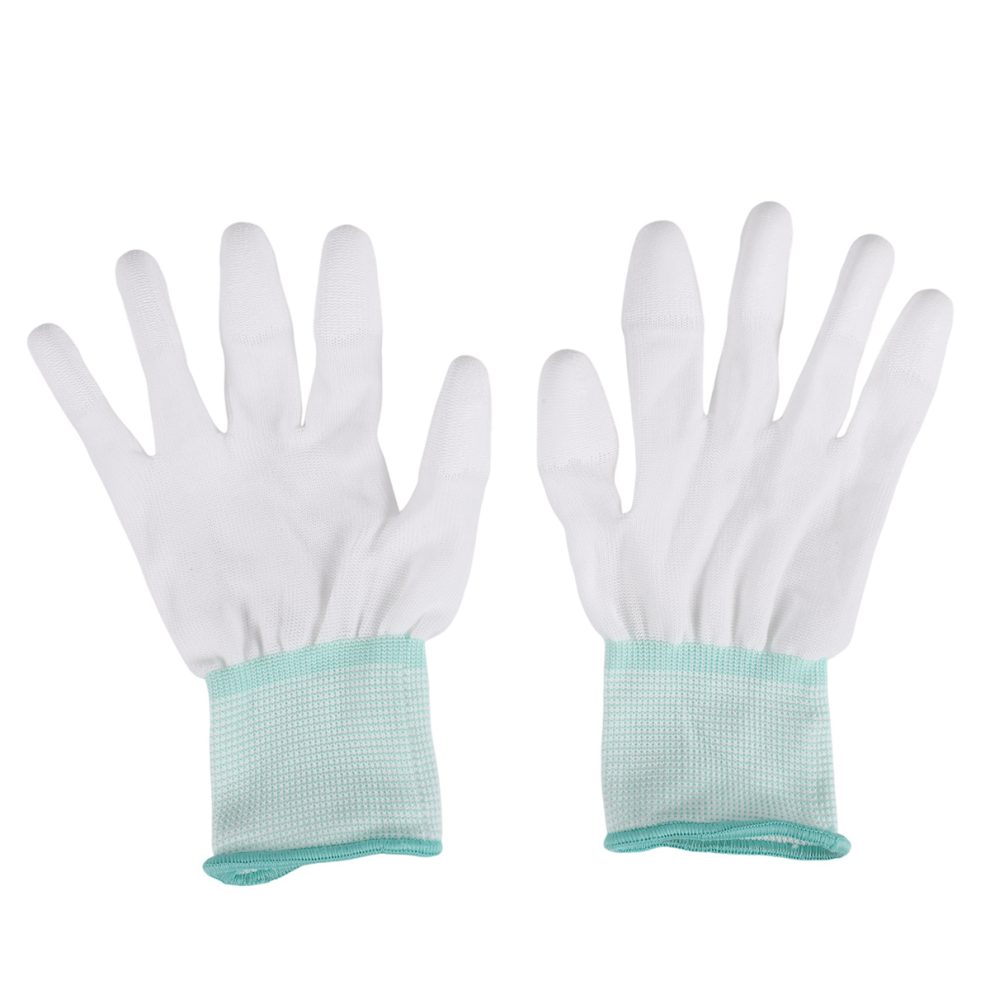 1 Pair Esd Pc Computer Working Anti-Skid Anti Skid Anti-Static Gloves New White 4852122901026