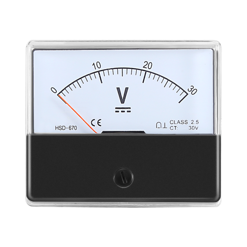 -670 Accuracy DC 30V Analog Panel Meter Voltmeter 1