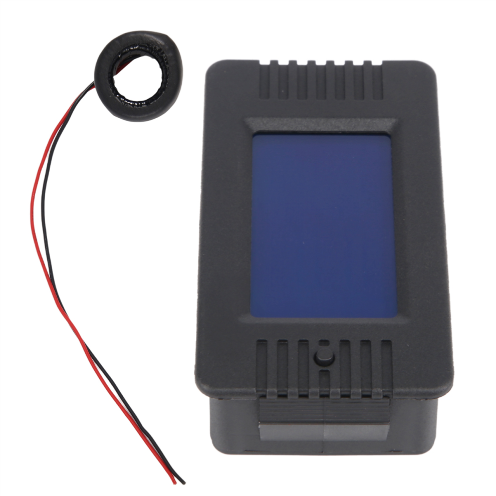 Newest Ac 6In1 220V 100A Single Phase Digital Panel Amp Volt Current Meter Watt Kwh Power Factor With Coil Ct 4852122904423