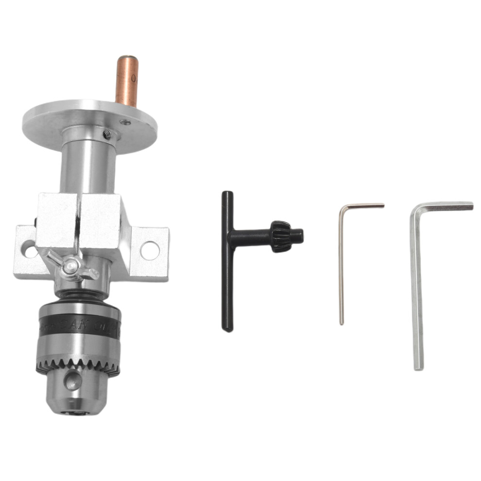 Live Lathe Center Head With Chuck Diy Accessories For Mini Machine Revolving Centre Woodworking Tool 4852122912947