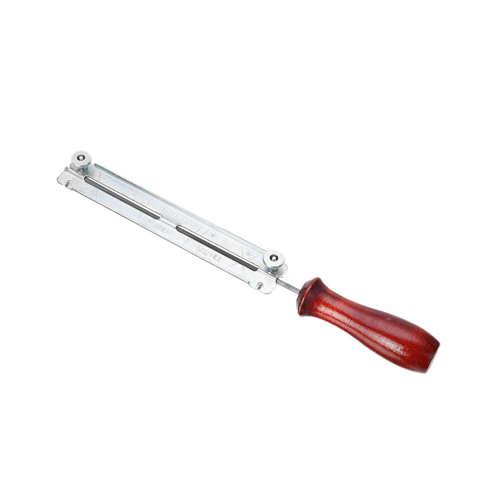 3/16 Inch 4.8Mm Round Flat Sharpening Sharpener Force File Files Holder Handle Kit Chainsaw Chain Tools 4852122911520