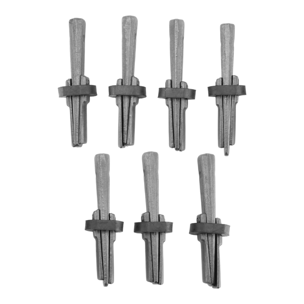7 Set New Stone Splitter 9/16In Metal Plug Wedges And Feathers Shims Concrete Rock Splitters Hand Tool 4852122914149