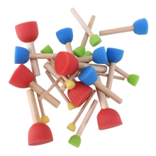 Foam Pouncer Assortment- Painting Stippler Set 24/-Foam Brush Value Pack-1.5cm 2cm 3cm 4cm
