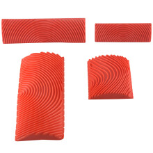 4PCS Wood Graining Tool Set Rubber Pattern Wall Paint Painting for Decoration DIY