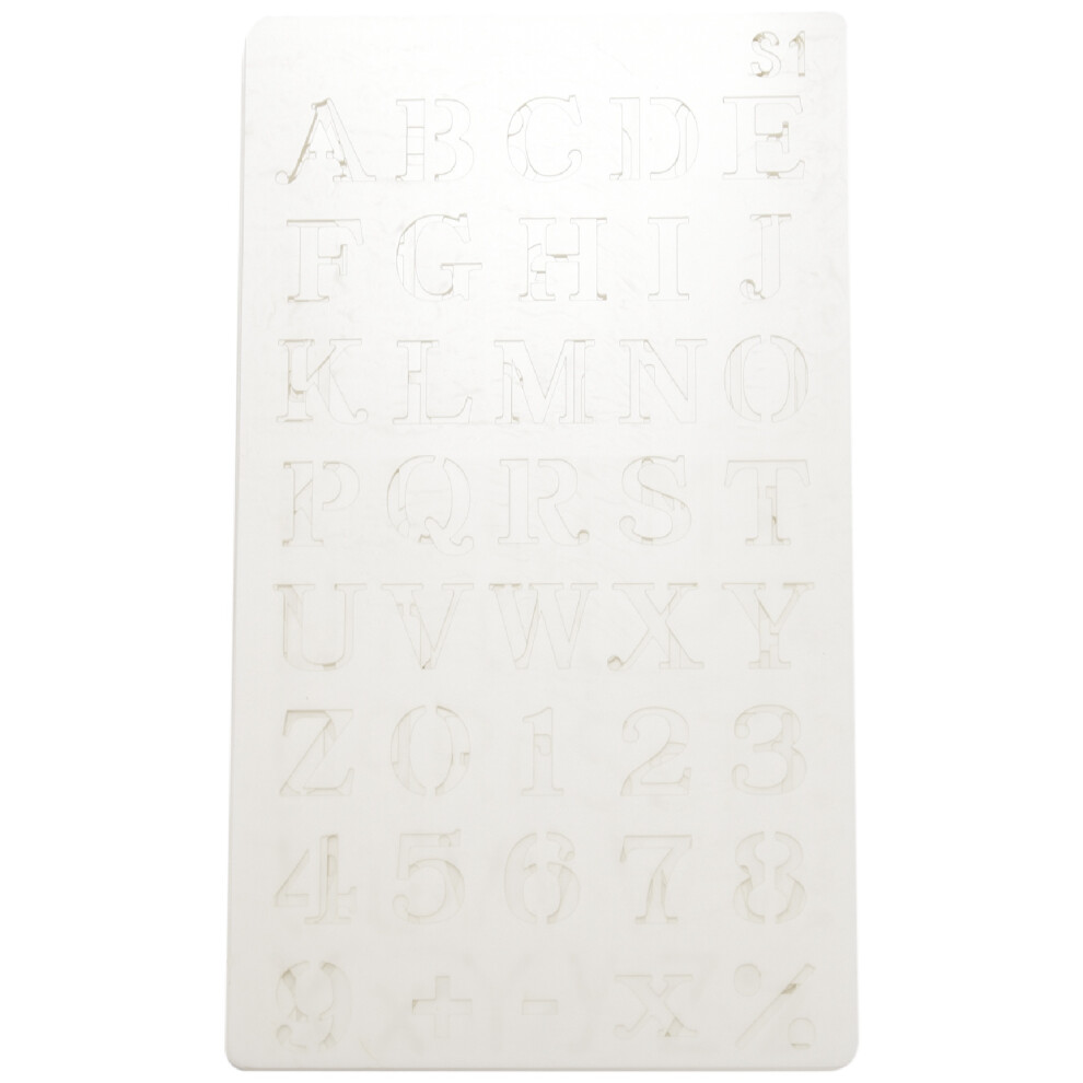 12 Pcs Alphabet Stencils Reusable Letter Painting Plastic Diy Drawing Spraying Scale Templates 4852398655340