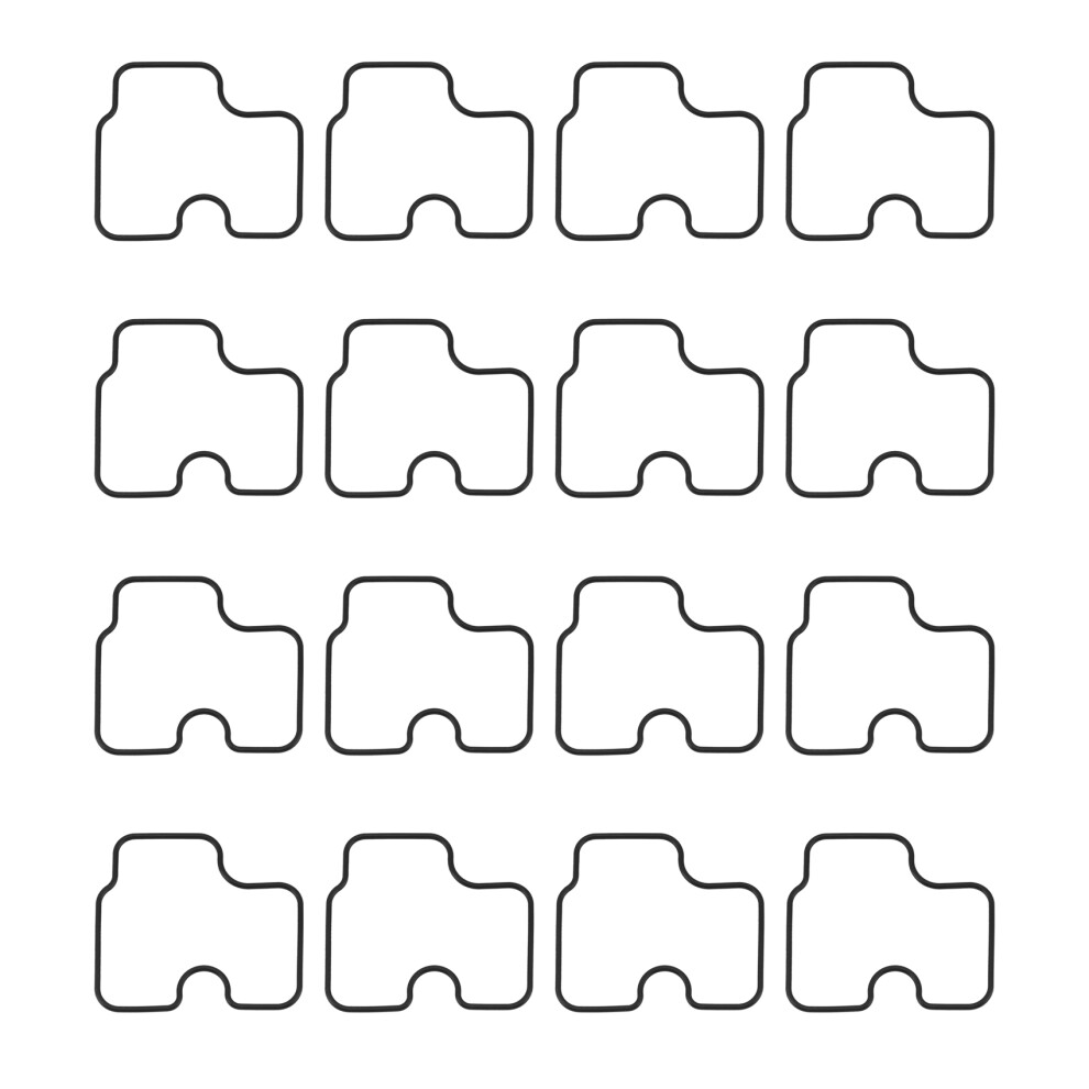 16Pcs Carburetor Repair Kit Bottom Shell Gasket For Cb500 Cb600f Cb1000f Cb1000 Cb 500 1000 F S Pc32 Pc34 Cb500s 4852398654497