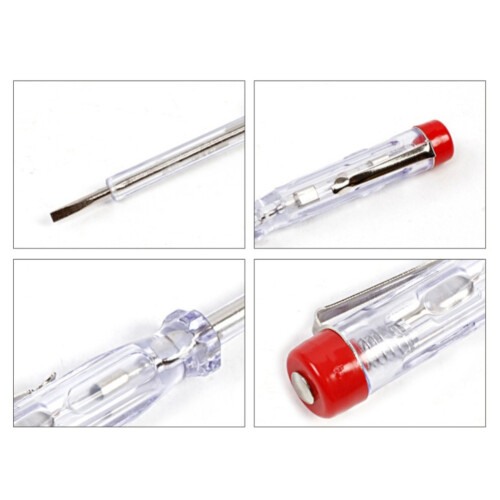 10Pcs Current Tester 100-250V Phase Electrical Voltage Induced Electric Pen Detector Screwdriver Probe Test 2