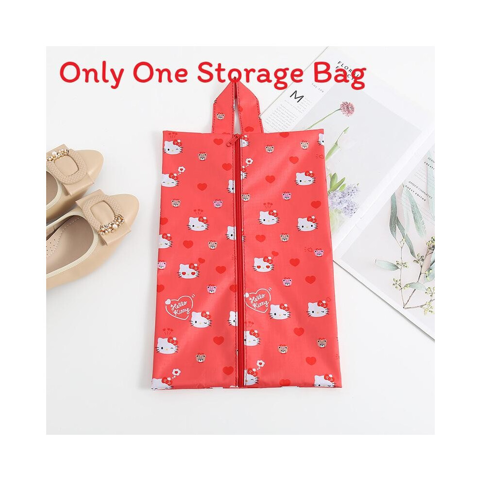 (StyleA) Melody Kitty Hello Theme Waterproof Accessories Storage Bag For Home And Travel-image-OPC-PJ87TTG-NEW