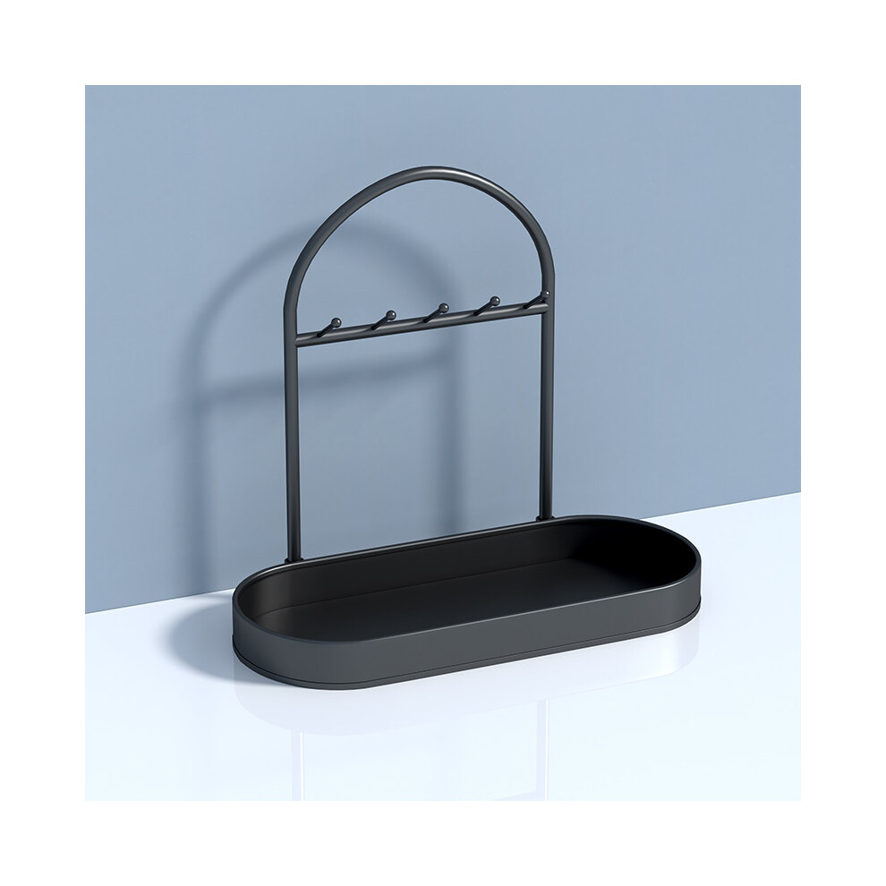 (Key Holder A Black) Minimalist Key Modern Storage Organizer Elegant Entryway Shelf Decor For Home