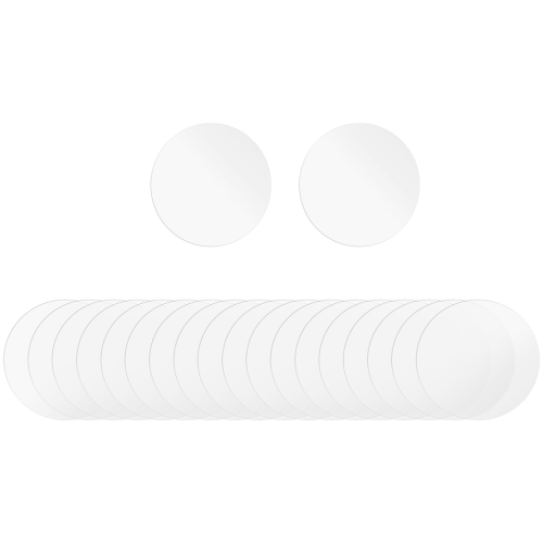 18 Pcs Clear Acrylic Disc 4 Inch Circle Sheet Thick Rounds Blanks Panel for DIY Crafts 1