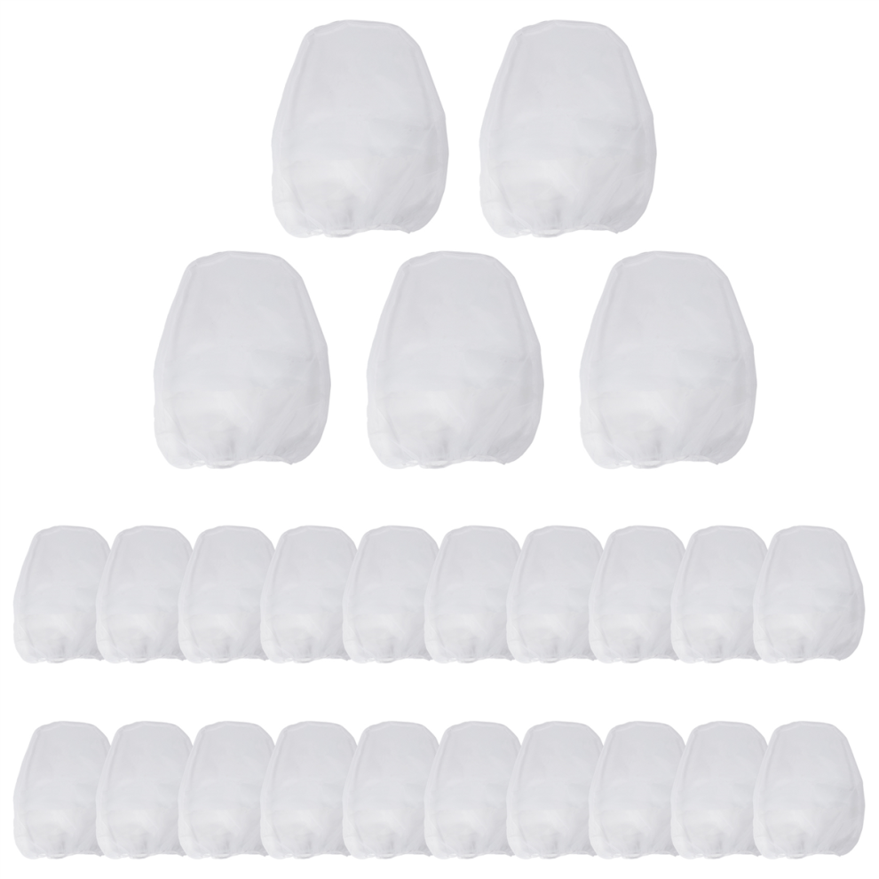 25 Pcs 5 Gallon Elastic Top Paint Strainer Bags Fine Mesh Bag Filter For Hydroponics Painting Gardening White 4852398669057