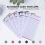 Expense Tracker Budget Sheets with Hole 24Pcs Loose Leaf Envelop for A6 Binder Wallet Pockets Planner 5