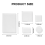 5Pc Clear Stamp Acrylic Block Set for Transparent Pad DIY Scrapbooking Display Riser Stands 1