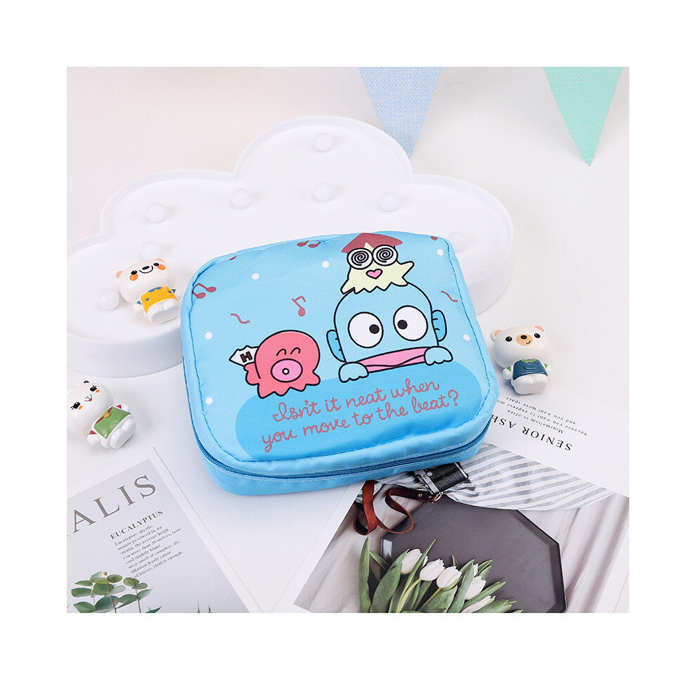 (Octopus) Melody Letter Pokonyan Cartoon Bag For Girls Portable Storage Travel And Use-image-OPC-PJ87X86-NEW