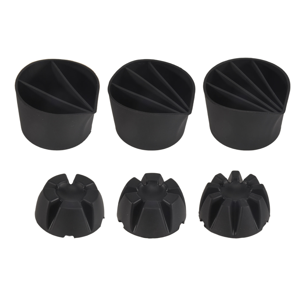 6 Pcs Split Cup For Paint Pouring 3 Flower Pour Mixing Acrylic Resin Diy Making Tools 4852398673061