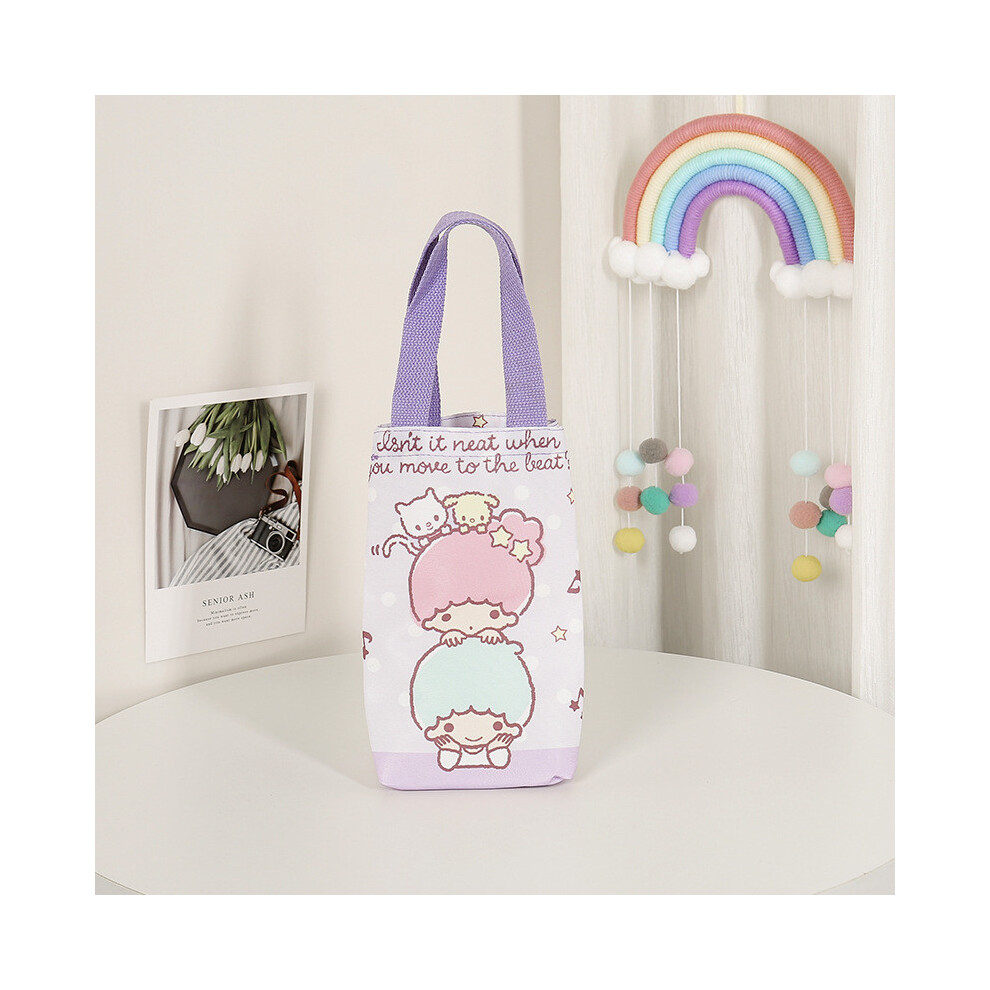 (StyleG, Small) Kitty Hello Kuromi Cartoon Canvas Hanging Storage Bag For Use Household Office-image-OPC-PJ87YM9-NEW