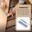 Solid Carpenter Pencil, with 12Pcs Pencils Refills, Mechanical for Steel Cutting, Automatic Set 2mm 6