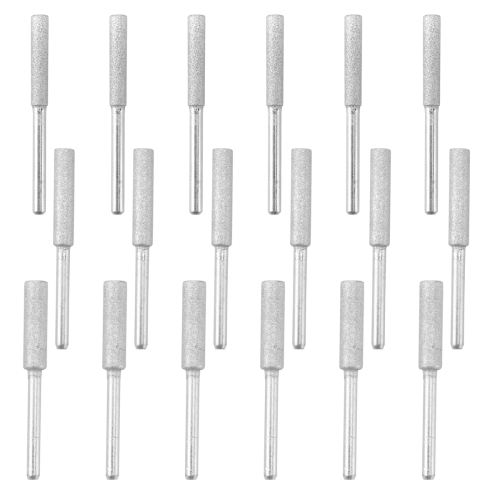 18Pcs Diamond Chainsaw Sharpener Bits,3 Size Stone Chain Saw Tool for Jewelry Wood 1