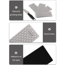 4Pcs Diamond Sharpening Stones,with Non-Slip Mat, 400/600/1000/1200 Grit, Whetstone Honeycomb for Kitchen