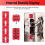 148Pcs Outlet Spacers for Electrical Box+10Pcs Screws,Electric Switch Receptacle Socket Shims Extender 6