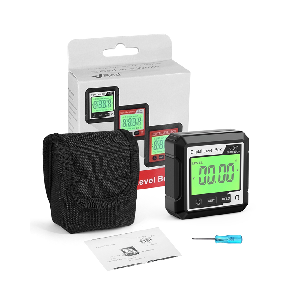 Digital Electronic Level Angle Fnder 90Magnetic Inclinometer Protractor Precision Box Black-image-OPC-PJ886BN-NEW