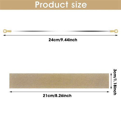 10Pcs Impulse Sealer Replacement Parts 8 Inch Heat Seal Strips Elements Grip Heating 1