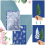 40 Pcs Sun Print Paper Kit with Acrylic Panel A5 Printing Art Sensitivity Nature 1