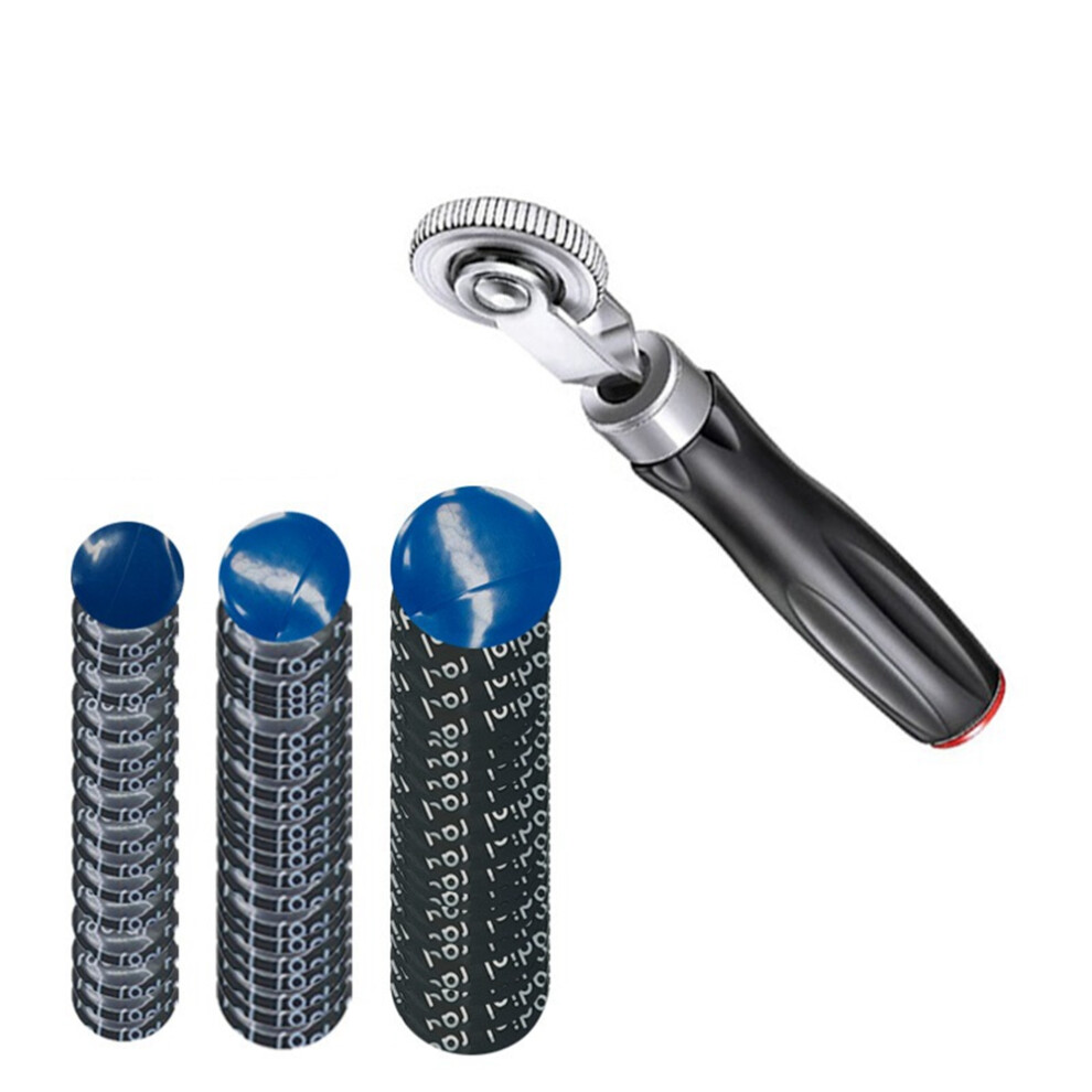 61Pcs General Car Motorcycle Tyre Tire Repair Rubber Glues Patch Tool Packet 32Mm 42Mm 58Mm For Radial 4852398695551