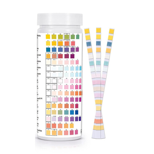 16 in 1 Drinking Water Test Kit, Testing Kits for 100 PCS Quality Strips,Free Chlorine